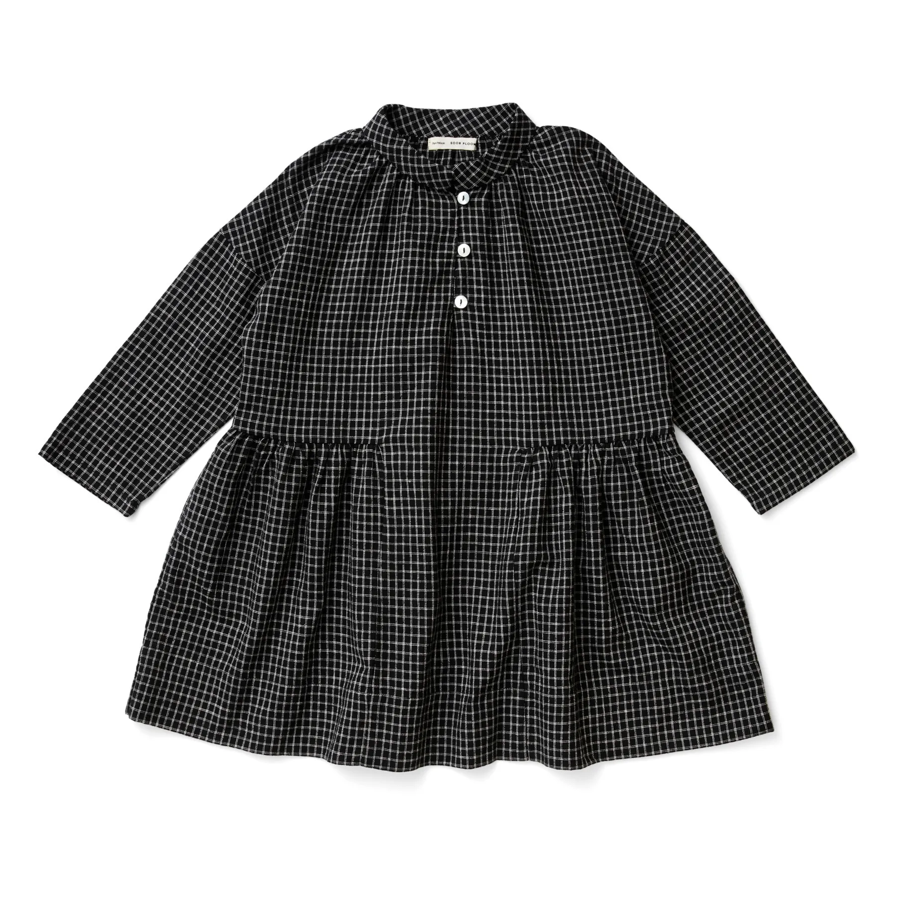 Soor Ploom - Gilda Checked Dress - Black | Smallable