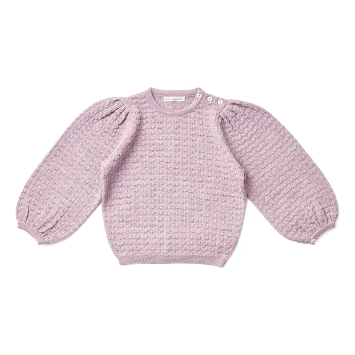 Soor Ploom - Agnes Merino Wool Jumper - Mauve | Smallable