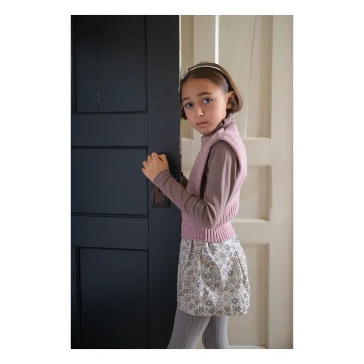 soor ploom■Everdine Vest■Flax■6y soor ploom everdine vest in marmalade at Little
