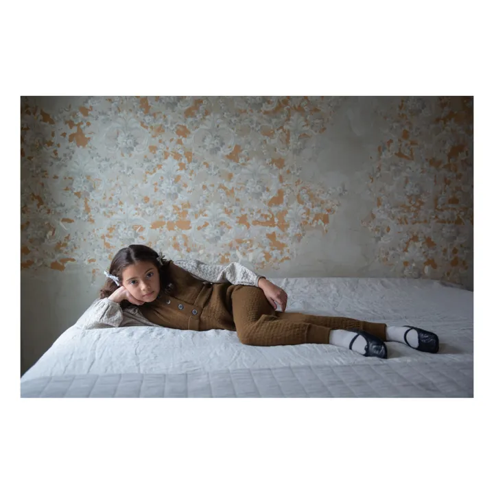 Annie Merino Wool Jumpsuit | Khaki brown- Product image n°2