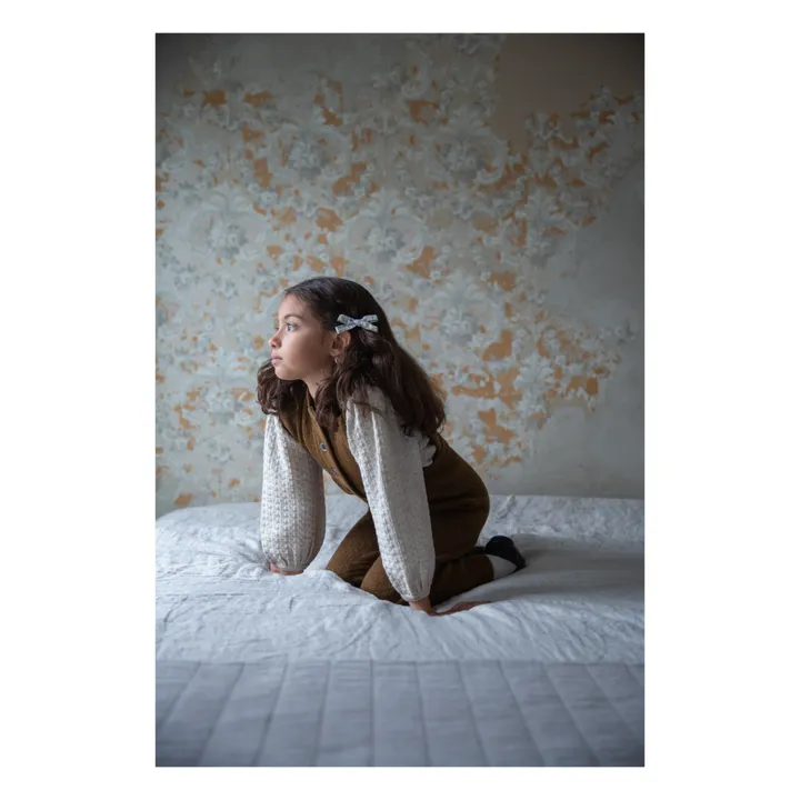 Annie Merino Wool Jumpsuit | Khaki brown- Product image n°3