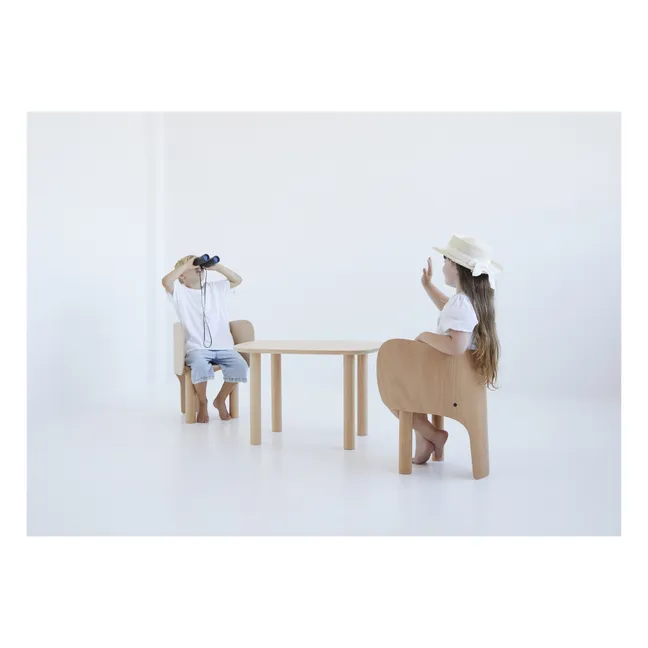 Table Elephant en bois de hêtre par Marc Venot