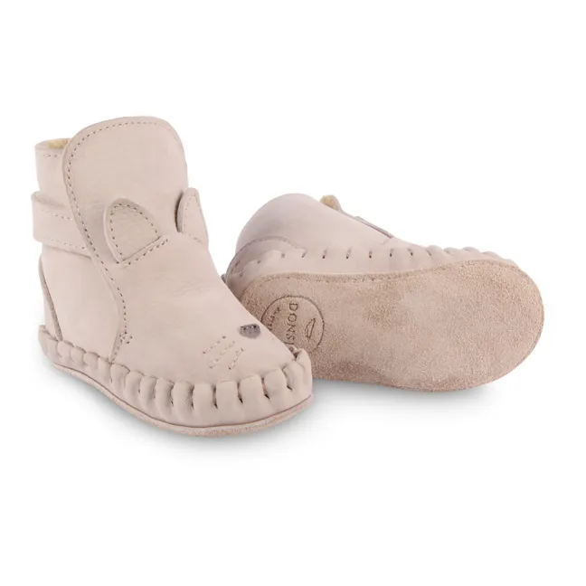 Chaussons Fourrés Chat Kapi | Rose