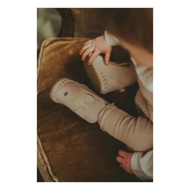 Chaussons Fourrés Chat Kapi | Rose