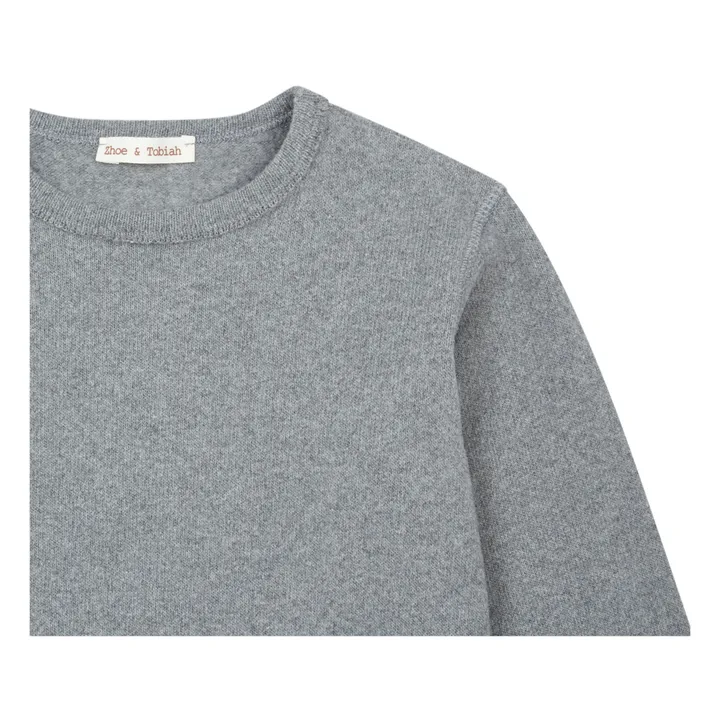 Pullover Ellenbogen | Grau Meliert- Produktbild Nr. 1