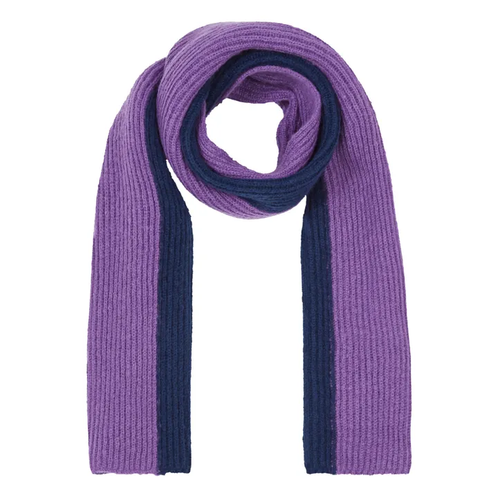 Sciarpa bicolore per ragazzi | Blu marino- Immagine del prodotto n°1