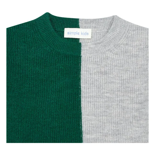 Pull Bicolore Daan | Vert