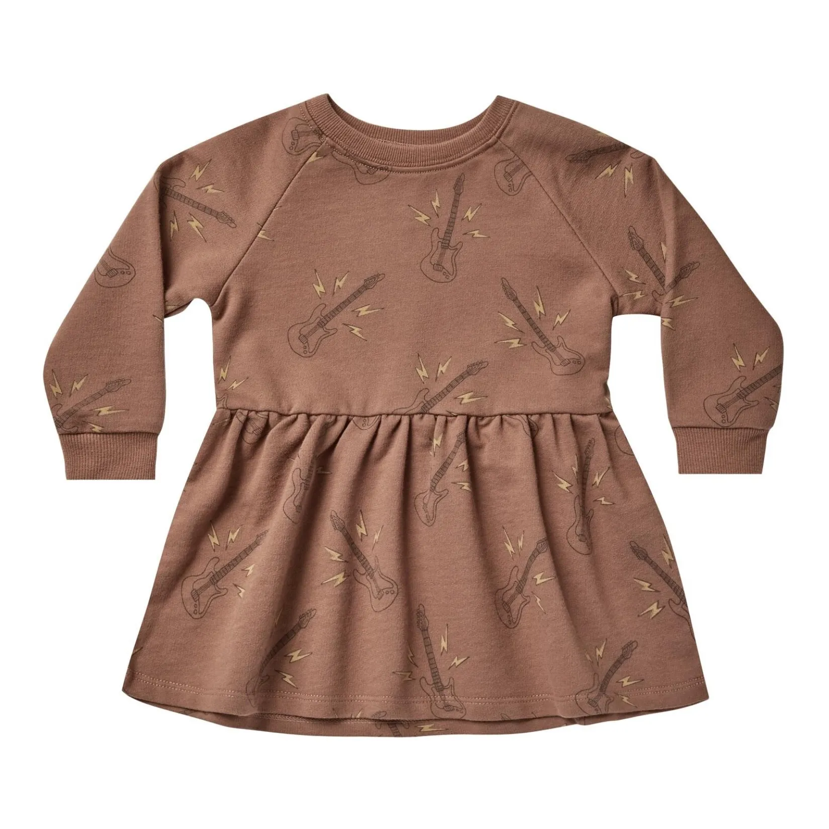 Rylee + Cru Camel Guitar Dress
