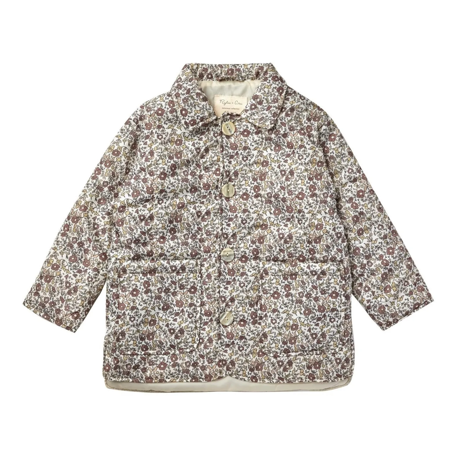 Rylee + Cru Beige Noelle Coat