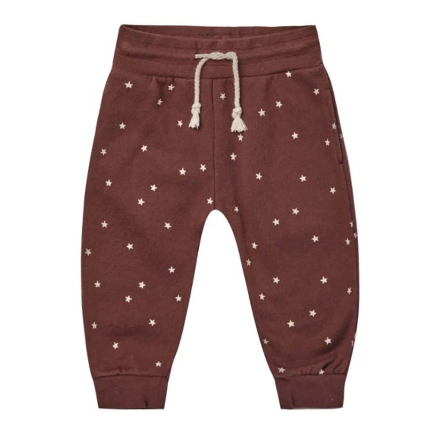 Rylee + Cru Brown Star Joggers