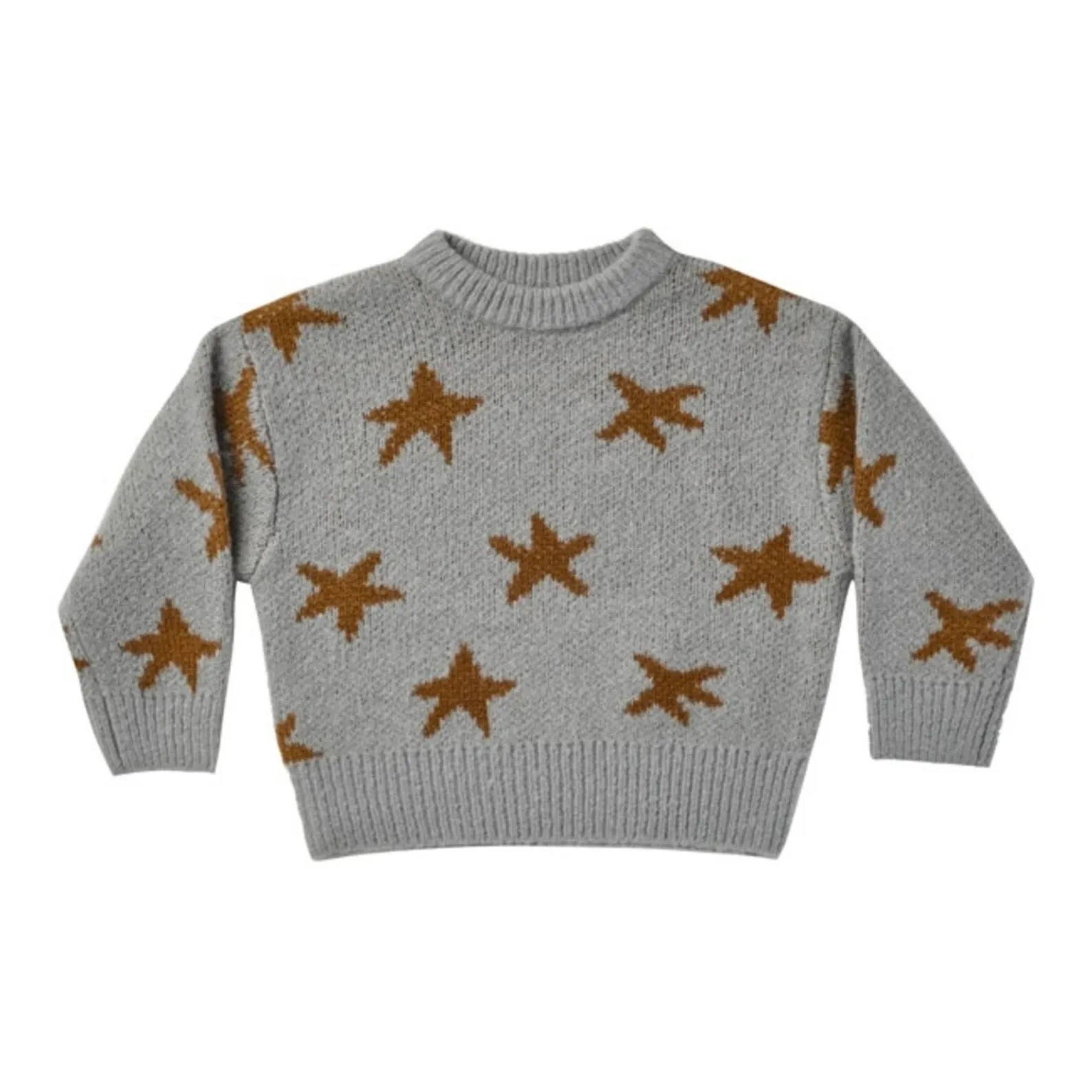 Rylee + Cru Grey Star Jumper