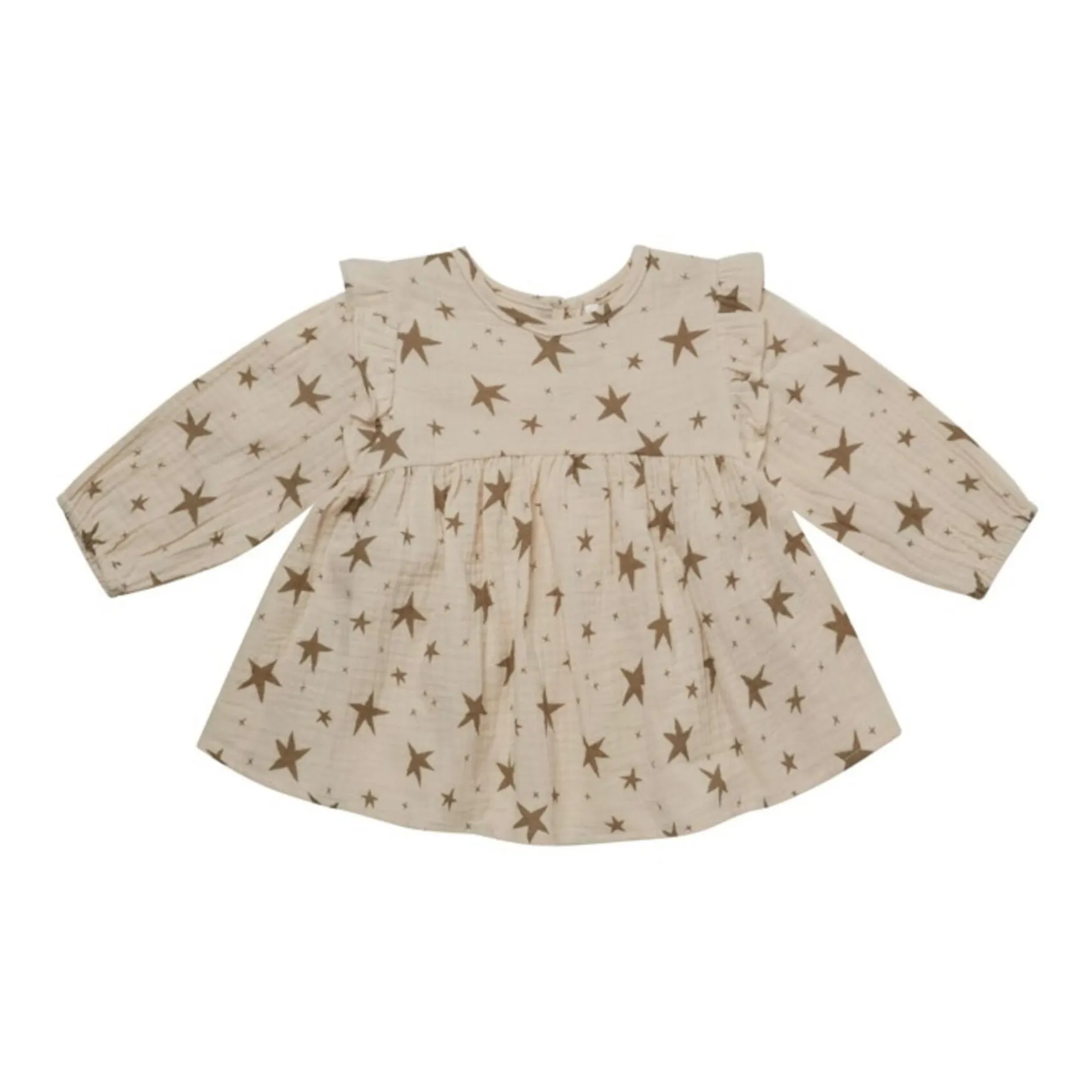 Rylee + Cru Beige Piper Blouse