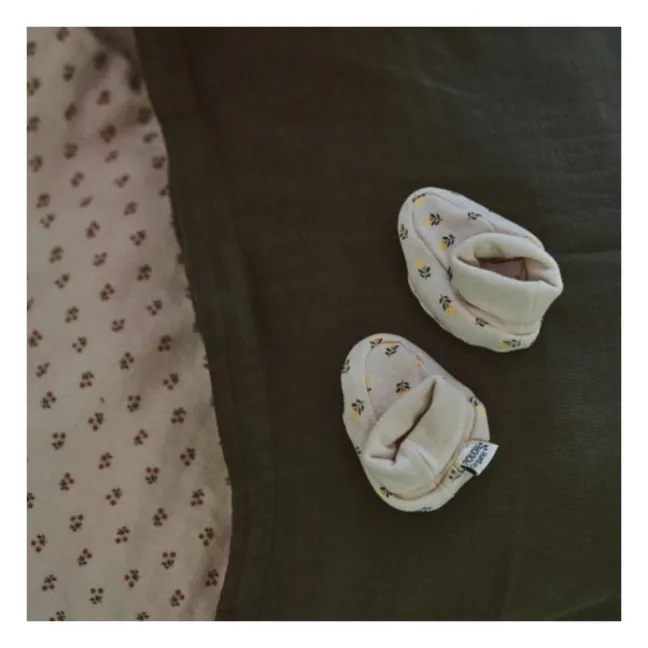 Chaussons Coton Bio Mimosa Wakame | Jaune