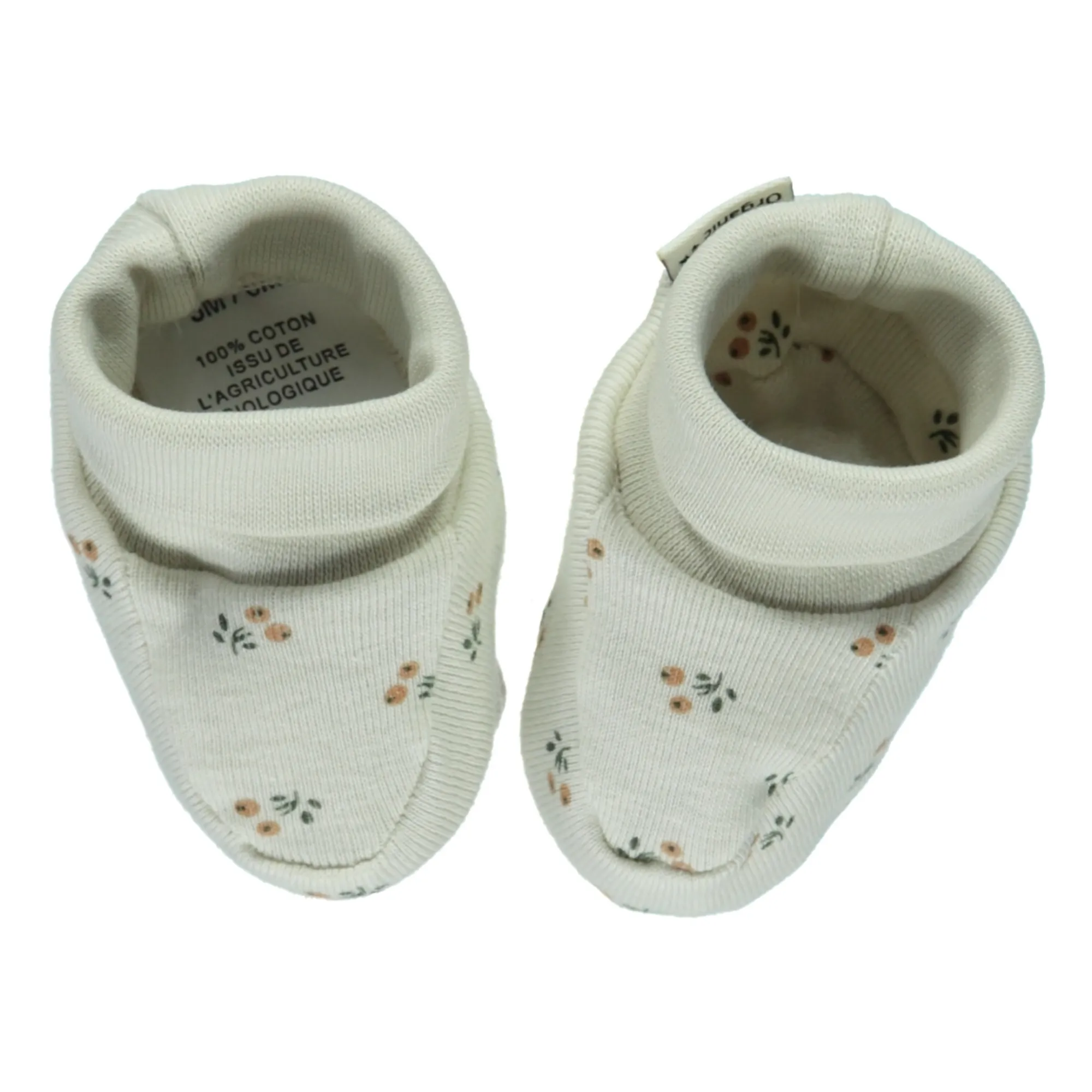 Poudre Organic Camel Wakame Organic Cotton Booties