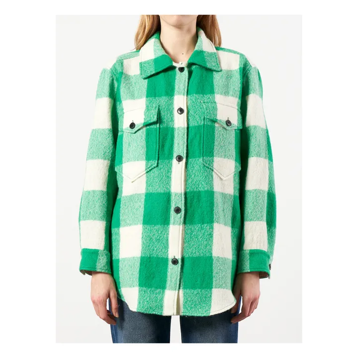Bellerose Ari Checked Woollen Overshirt Women's Collection