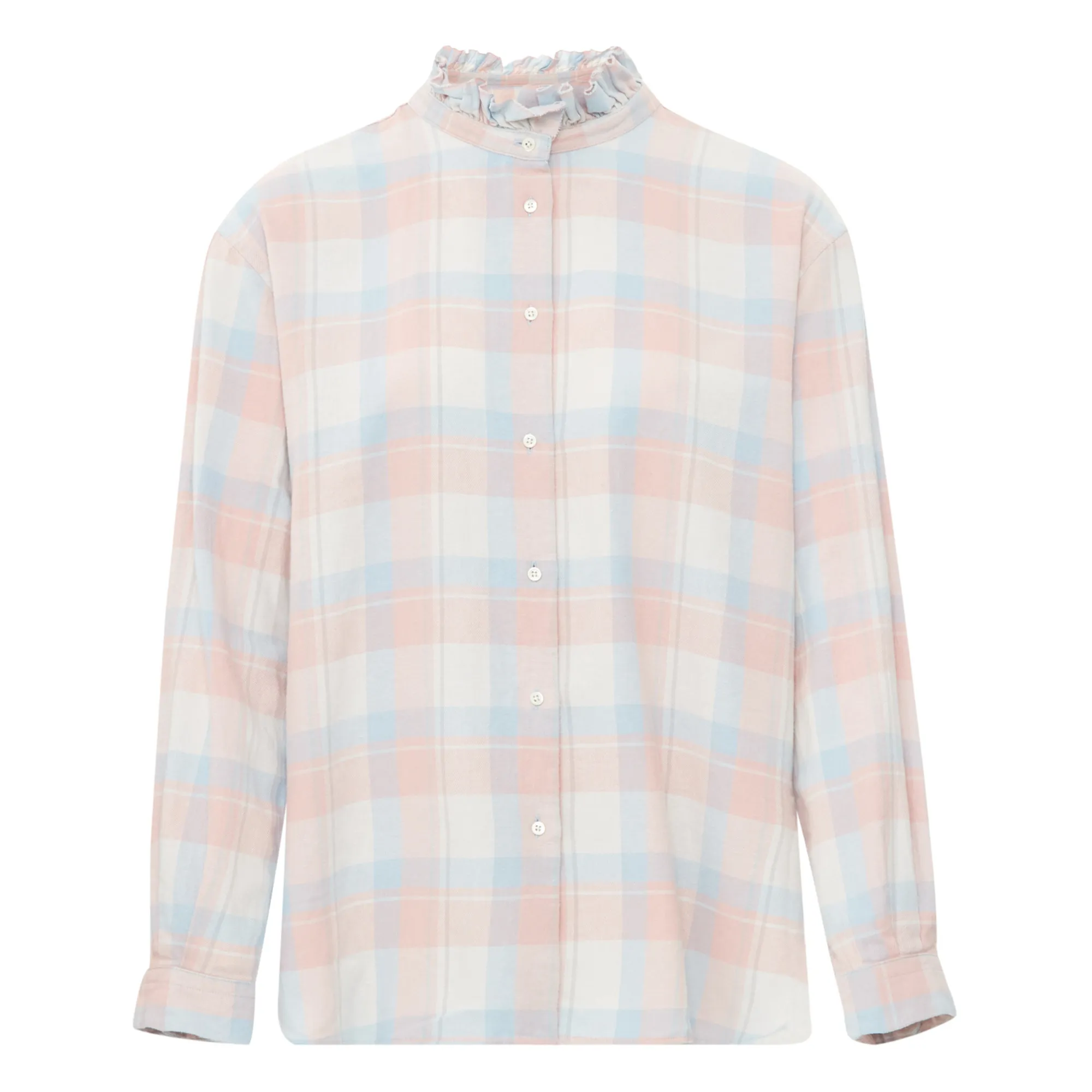 Bellerose Women's Blue Greta Checked Blouse - ’S Collection