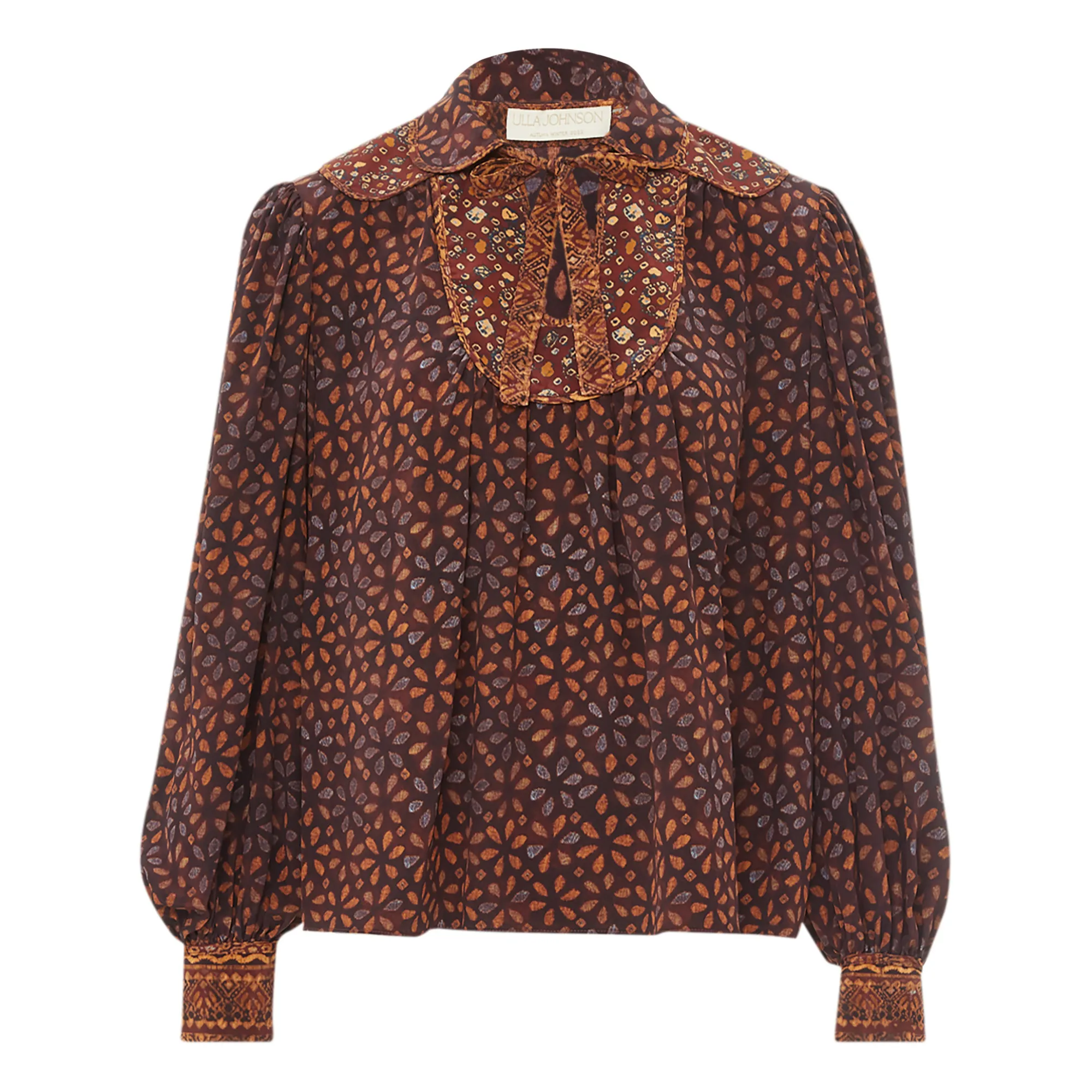 Ulla Johnson Brown Aninda Blouse