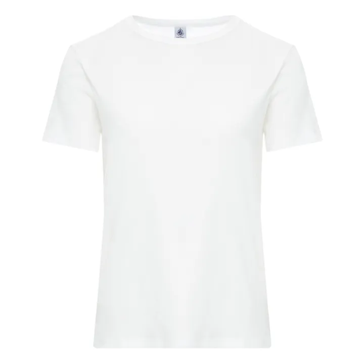 T-shirt Col Rond Coton Bio - Collection Femme  | Blanc- Image produit n°0