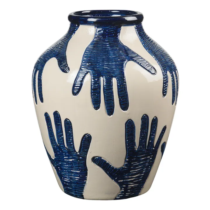 Vase Mime en céramique | Bleu- Image produit n°0