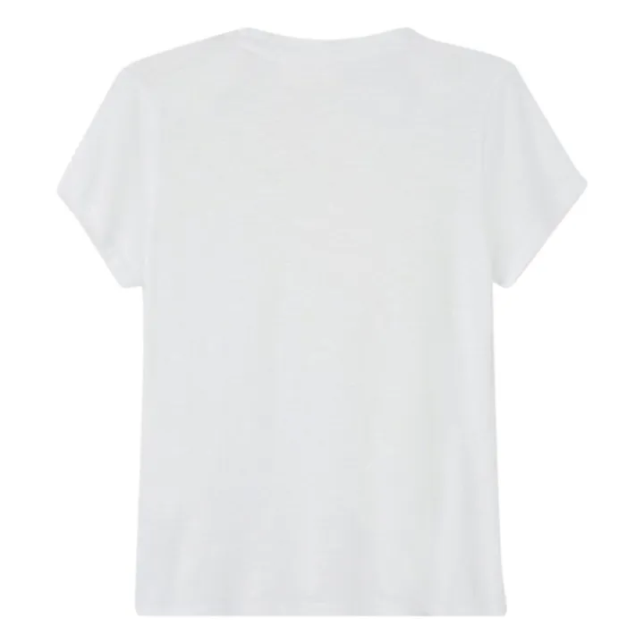 Camiseta con cuello en U Jacksonville | Blanco- Imagen del producto n°7