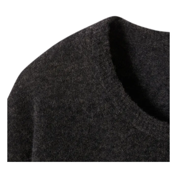 Jersey de lana Razpark con cuello redondo | Gris Oscuro- Imagen del producto n°2