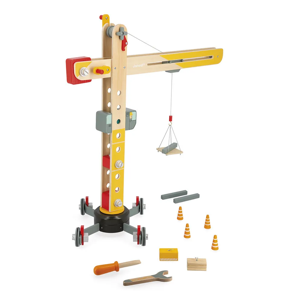 Janod - Large Toy Crane