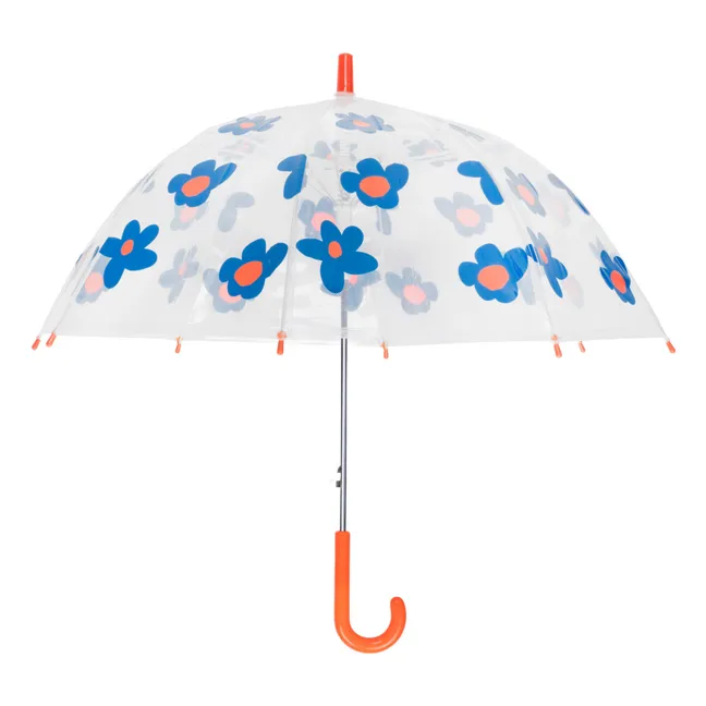 Parapluie Fleurs enfant | Bleu