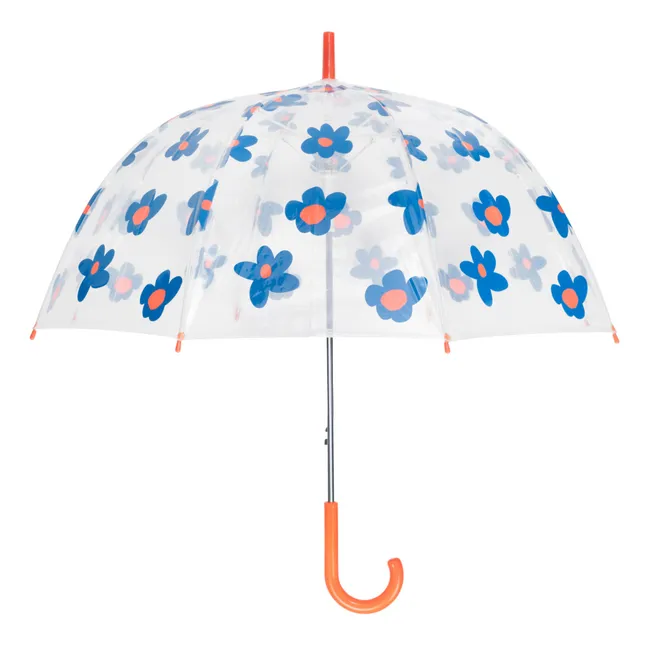 Paraguas de flores para adultos | Azul
