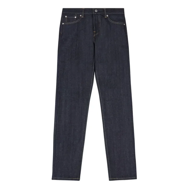 Jeans regolari in cotone Kurabo | Demin