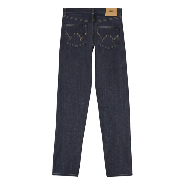 Jeans regolari in cotone Kurabo | Demin