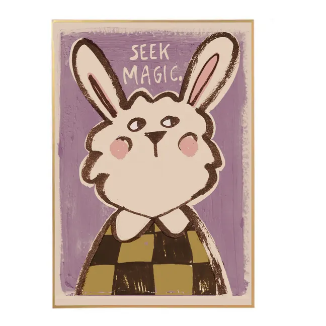 Grande poster Lapin Seek magic