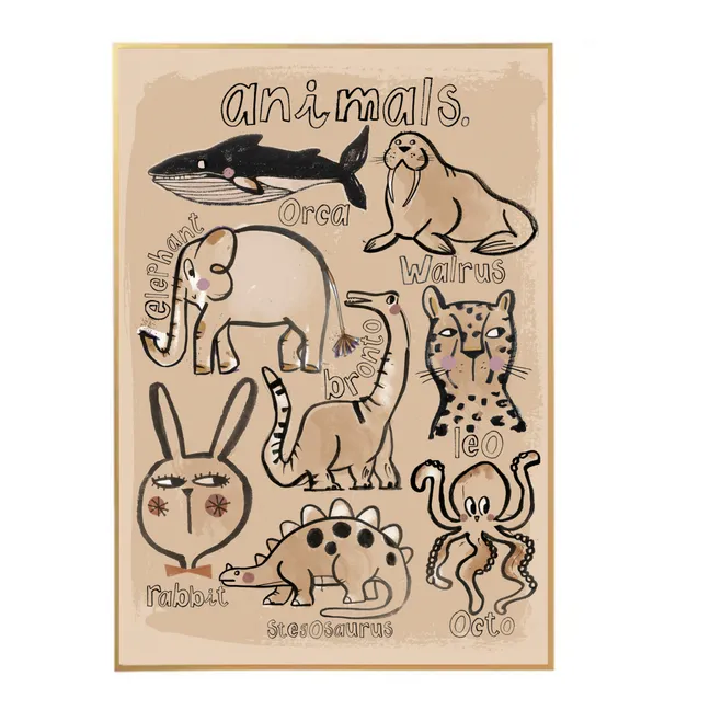 Grande poster Animals collection