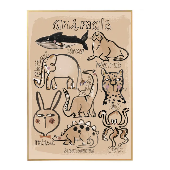 Großes Poster Animals collection- Produktbild Nr. 0