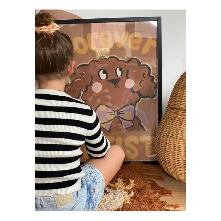 Large Forever Artist Dog Poster- Product image n°2