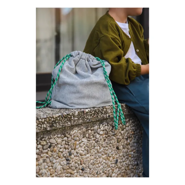 Borsa da ginnastica, in jersey  | Grigio chiné