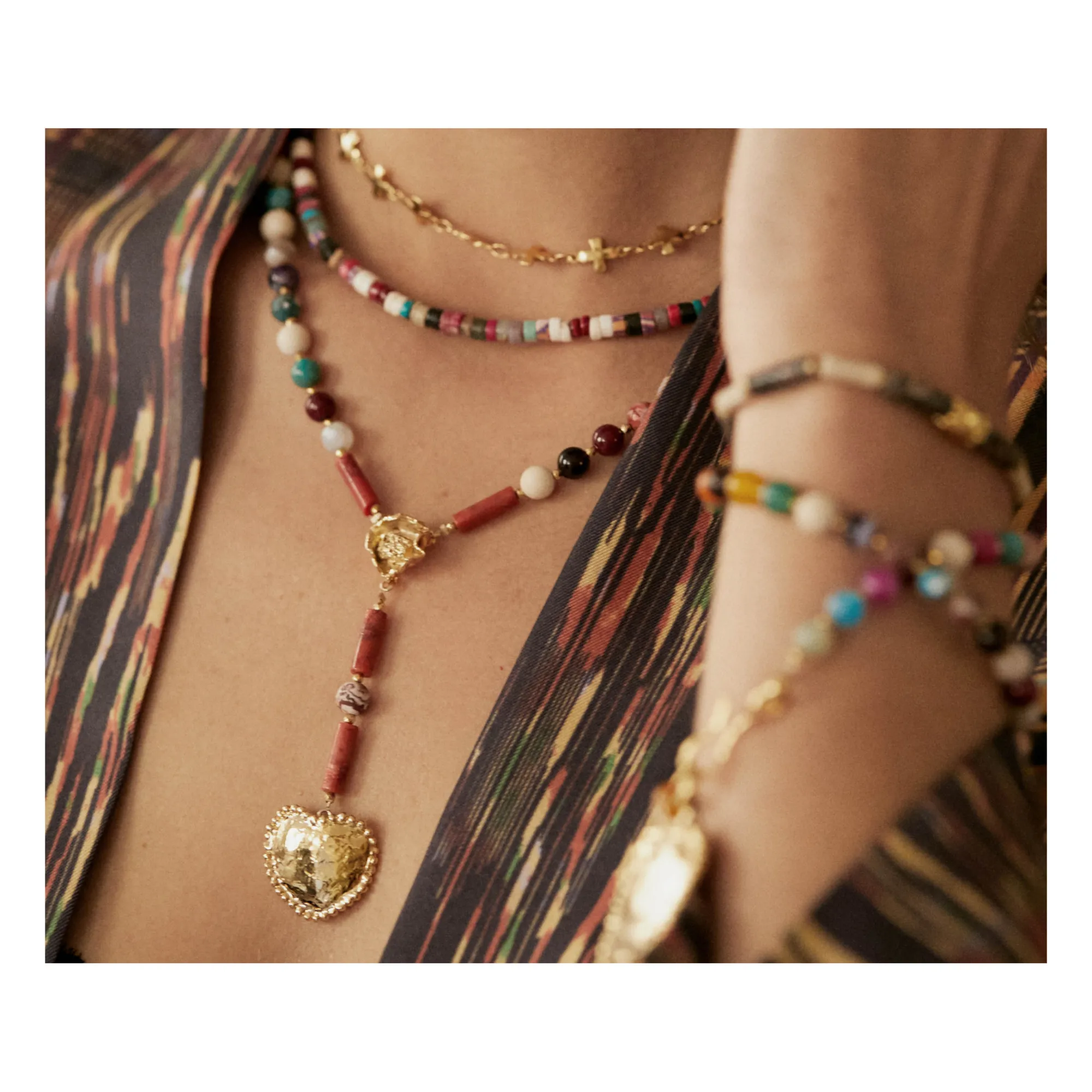 Elise Tsikis - Nata Necklace - Pink | Smallable