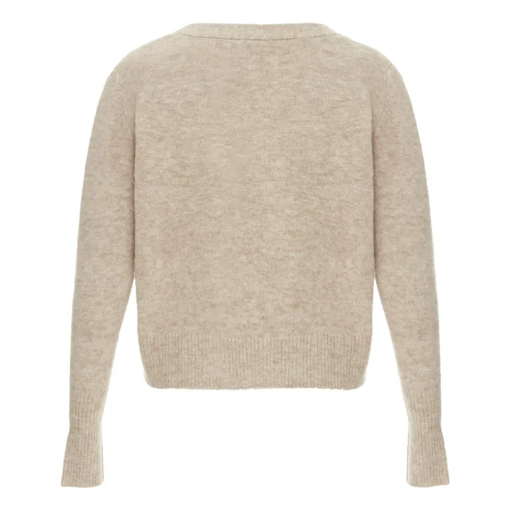 Swann Wool and Alpaca Vest | Beige- Product image n°1