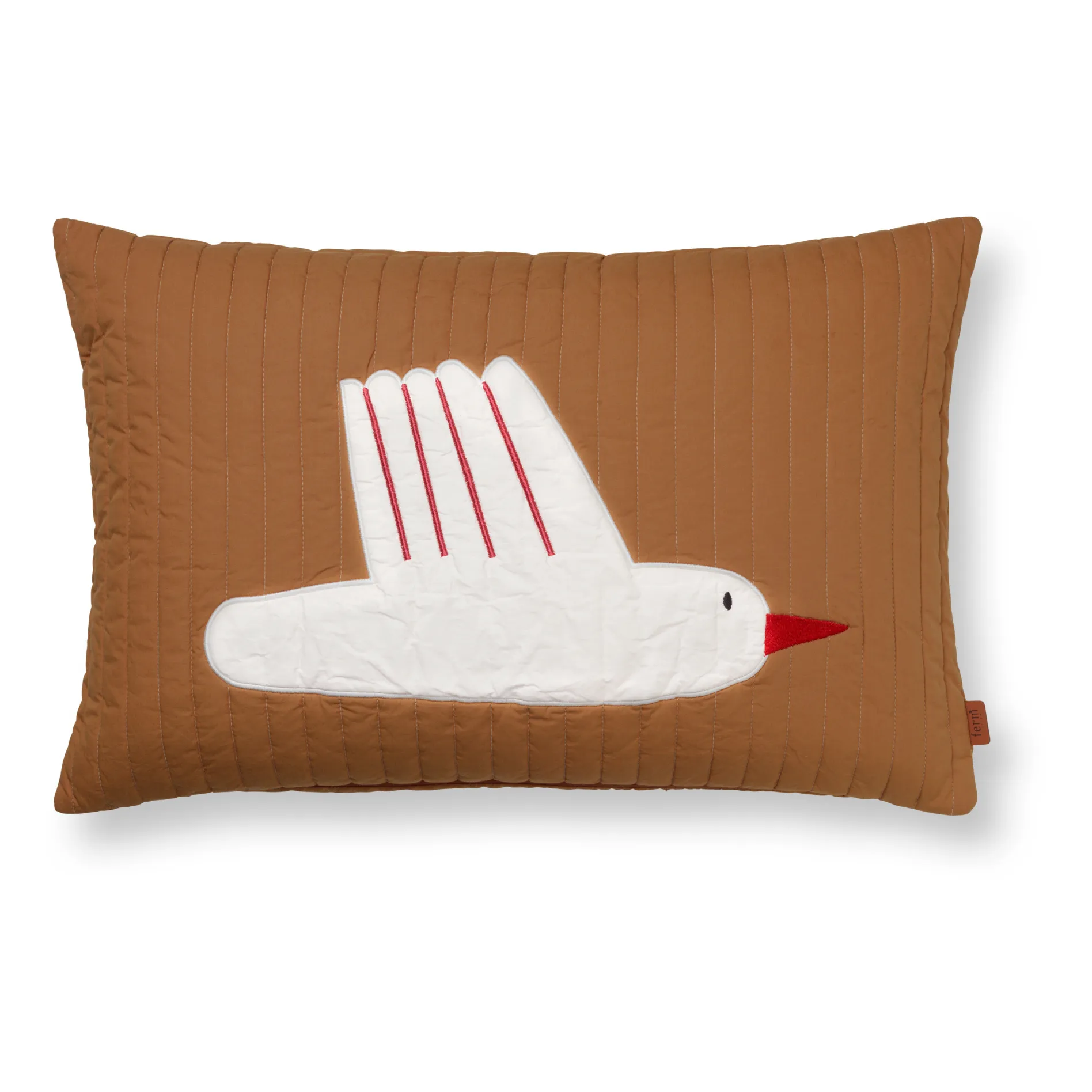 Ferm Living Kids Multicoloured Bird Cushion