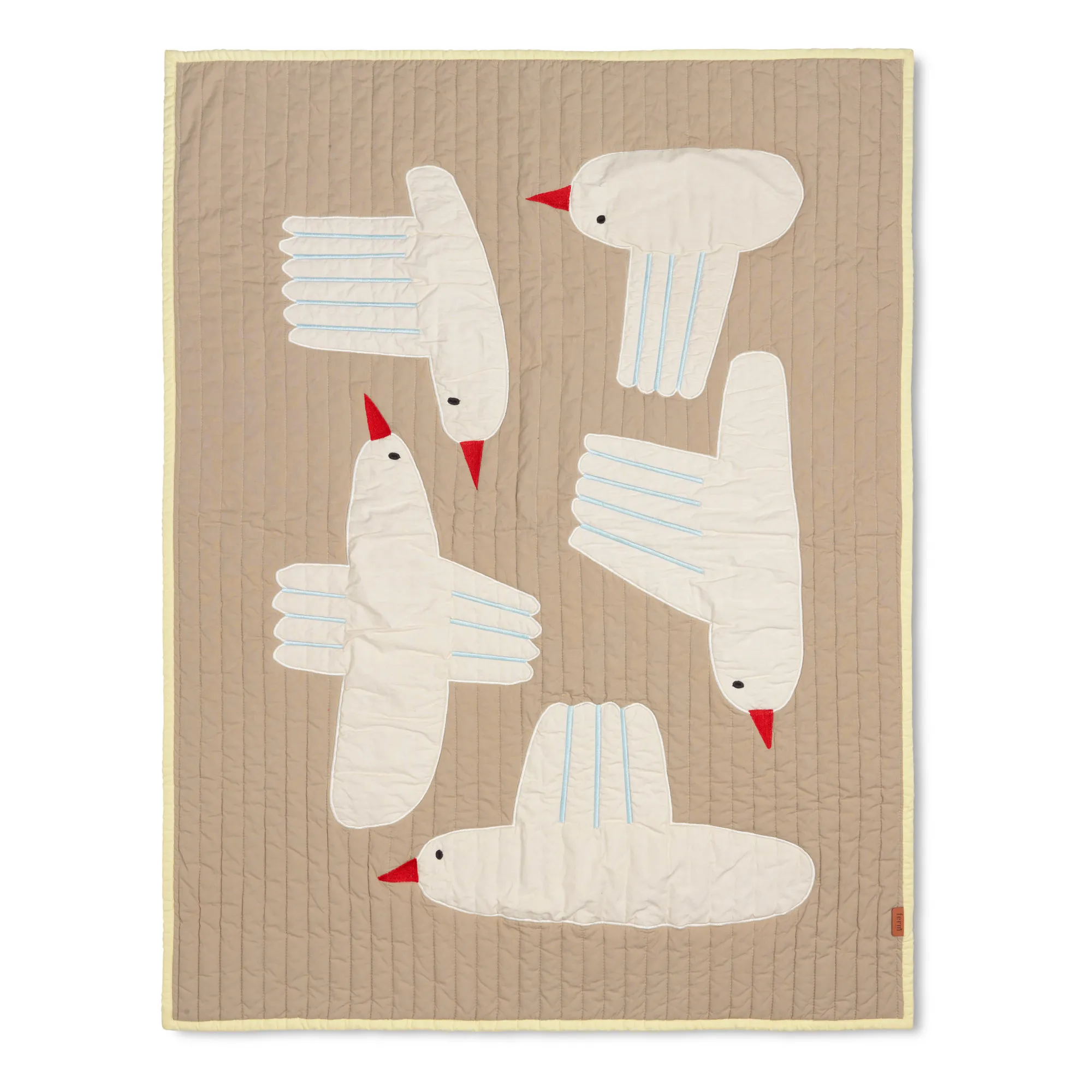 Ferm Living Kids - Plaid Bird en coton (Ferm Living Kids) - Image 1