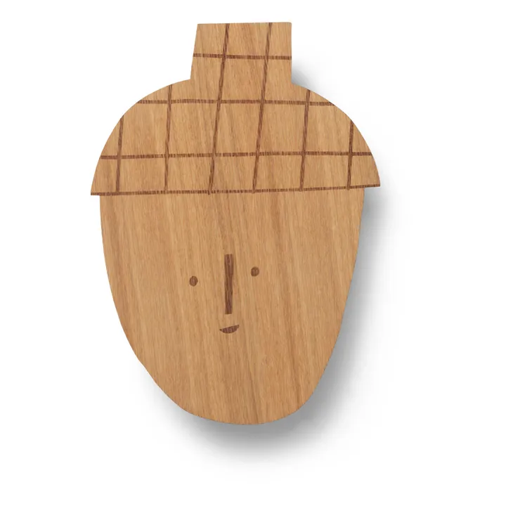Lampada, motivo: ghianda, in legno- Immagine del prodotto n°0