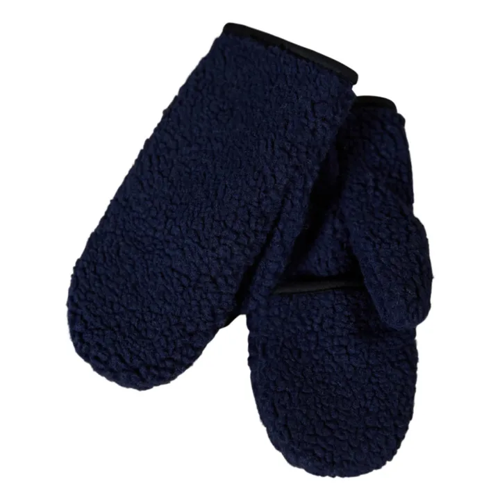 Pelzähnliche Fausthandschuhe aus Recycling-Polyester Buffalo | Navy- Produktbild Nr. 0