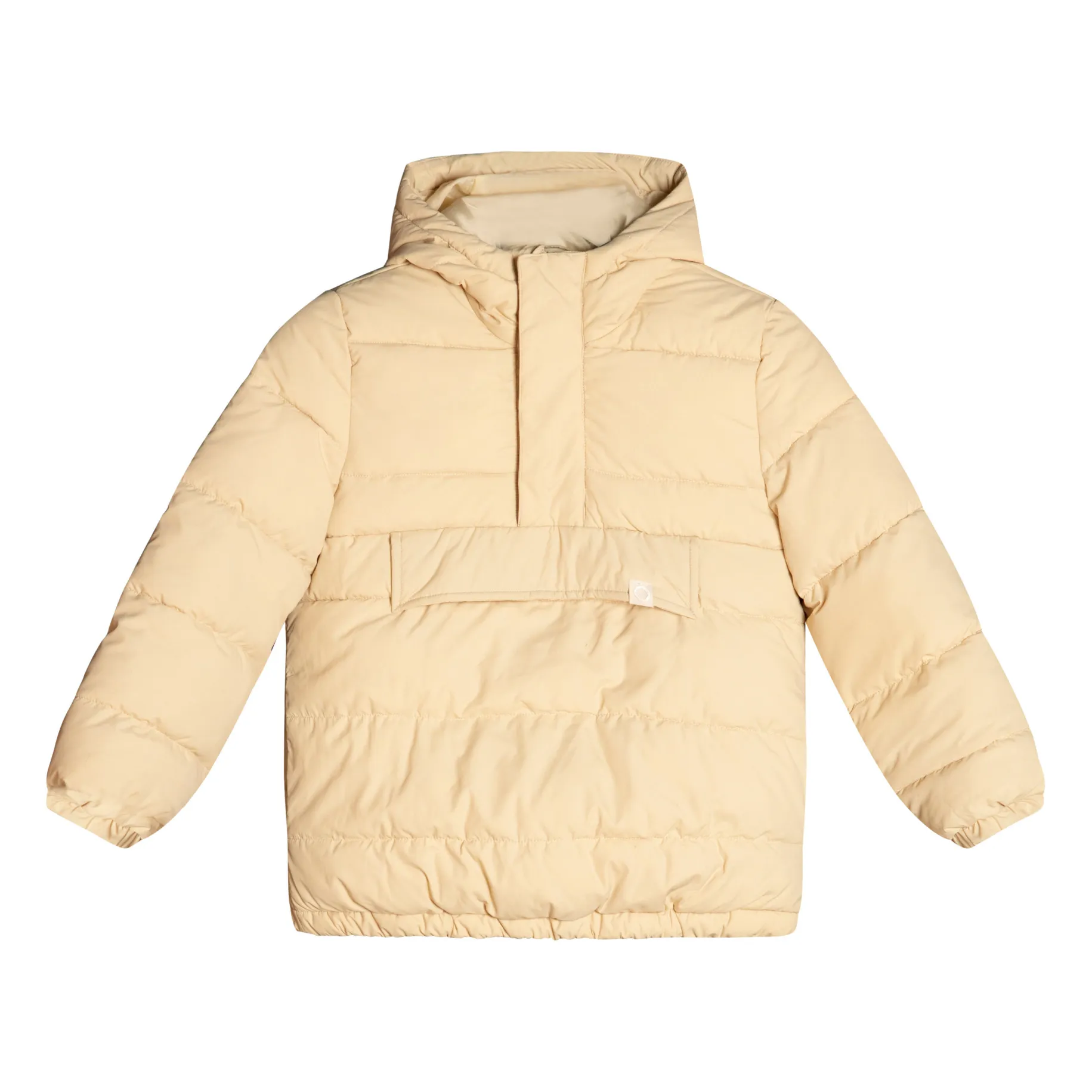 I Dig Denim Ecru Kotor Recycled Polyester Puffer Jacket