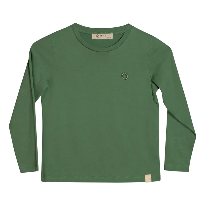 Plano Organic Cotton T-shirt | Green- Product image n°0