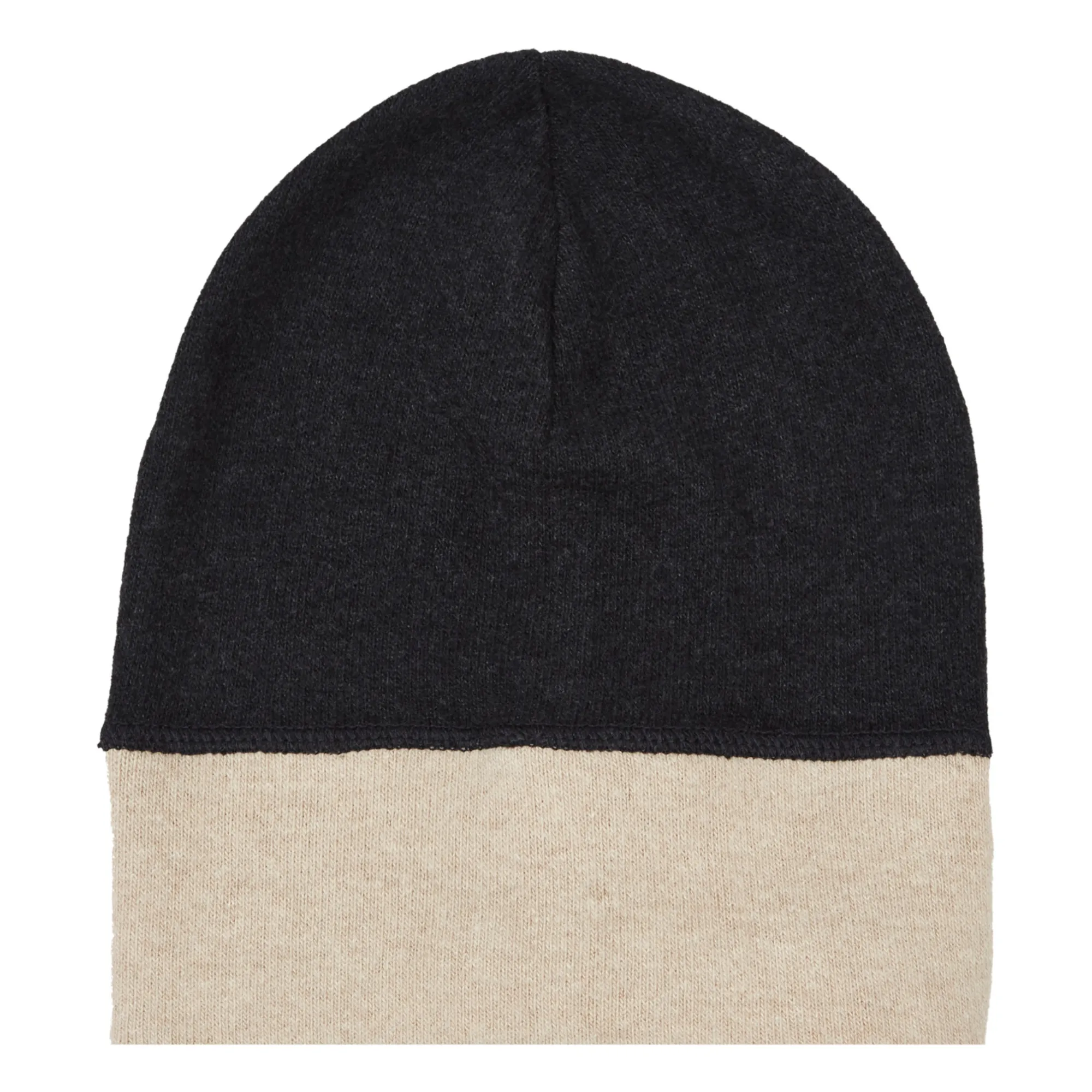Zhoe & Tobiah Charcoal Grey Two-Tone Beanie