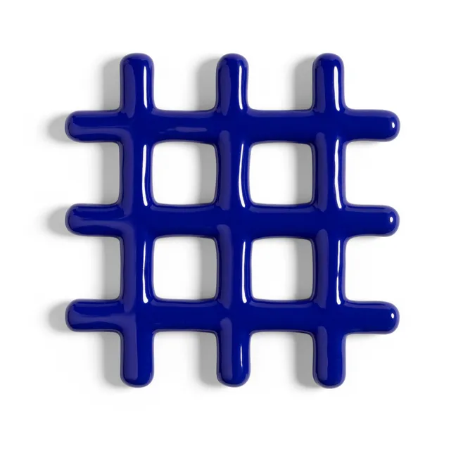 Dessous de plat Grid | Bleu