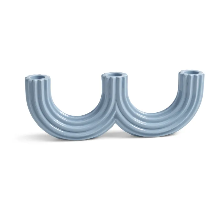 Bougeoir Churros bleu clair | Bleu Clair- Image produit n°0