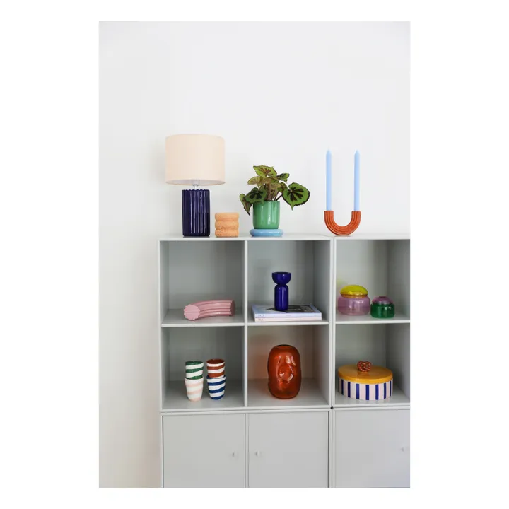 Bougeoir Churros terracotta | Terracotta- Image produit n°1