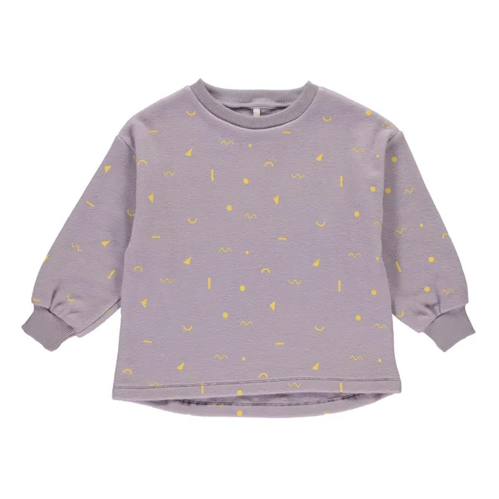 Organic Cotton Terry Cloth Jumper | Mauve- Product image n°0