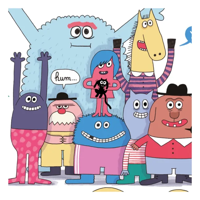 Póster con pegatinas Emociones