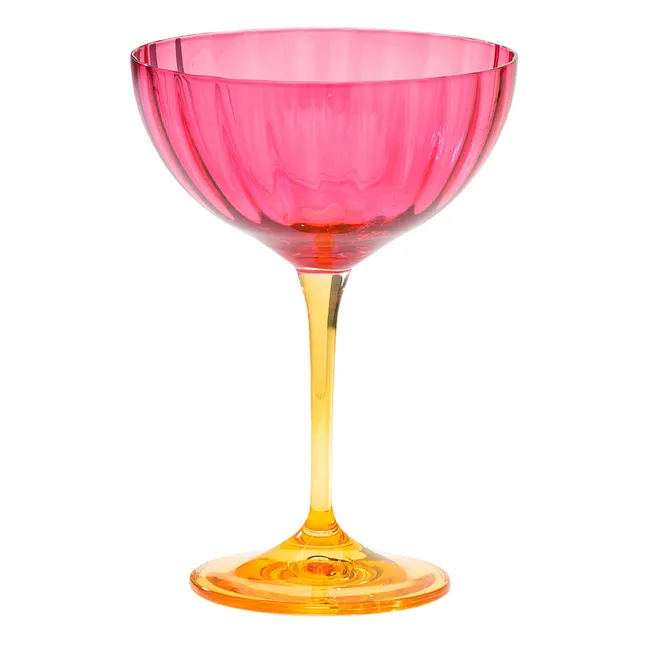 Jazzy Champagne Glass | Pink